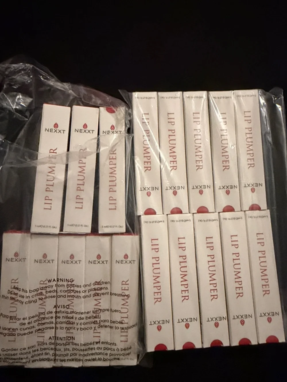 Nexxt Lip Plumper - White & Red Retail Boxes-2 for $25